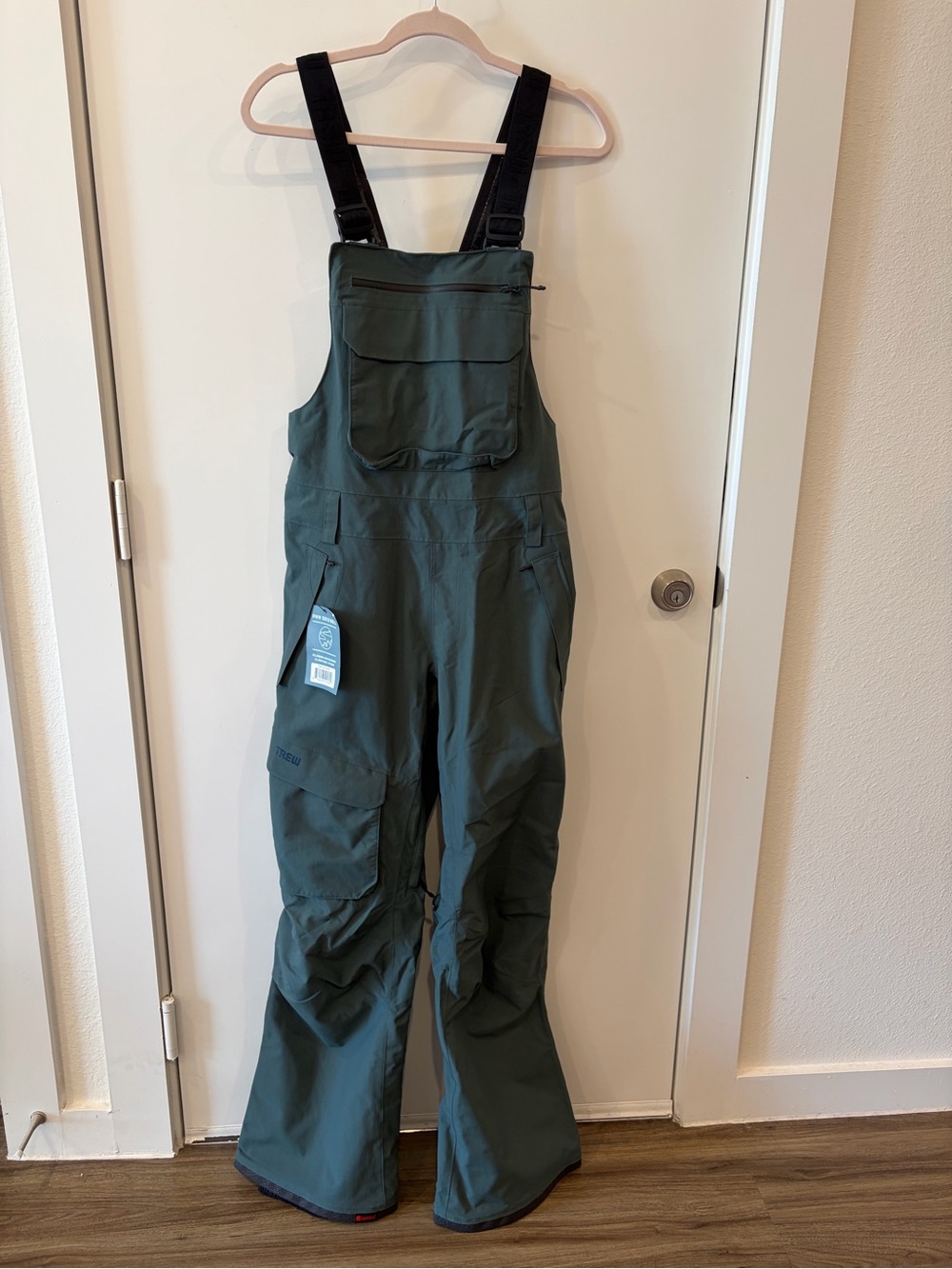 Trew Gear Astoria Ski Bibs-Dark Spruce